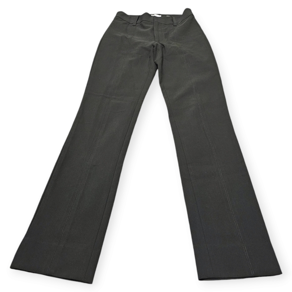 Vince Mid Rise Dark Green Slim Fit Pants - Picture 2 of 7